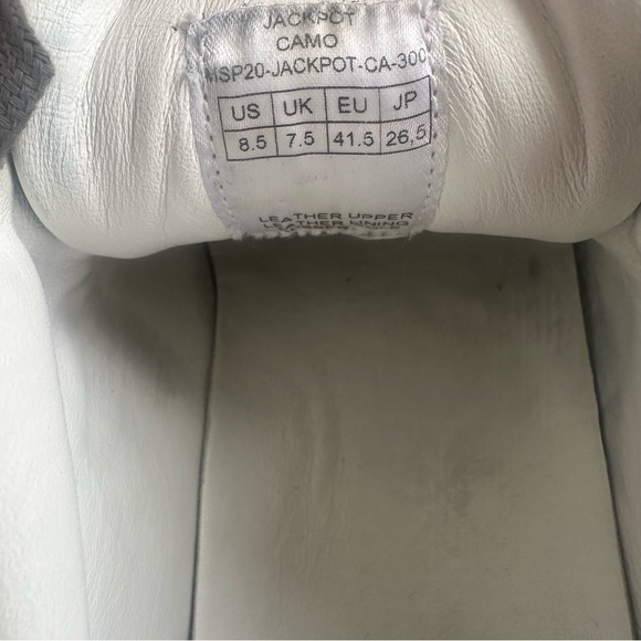 Ross & Snow Mens Sneakers 8.5 CAMO luxury hand made water resistant - Picture 8 of 13